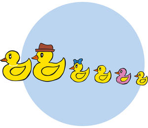 Logo - Entenfamilie