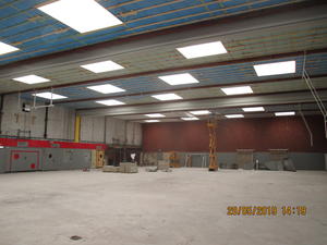 Zustand Sporthalle Esens