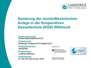F&ouml;rderung KGS RLT