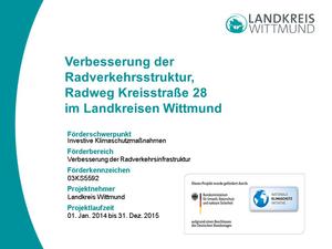 F&ouml;rderung Rad Kreisstr 28